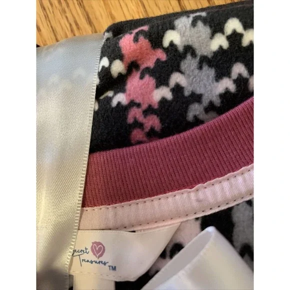 Women's Ladies' Pajamas Super Soft Velour PJ's 2-Pc Size M 8/10 Loungewear NWT - Picture 10 of 12